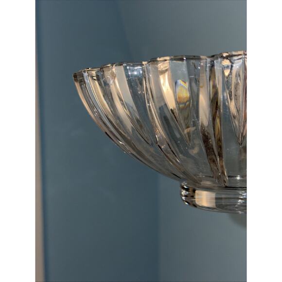 Villeroy & Boch Crystal Tondo Serving Bowl 9 Inch Round Clear